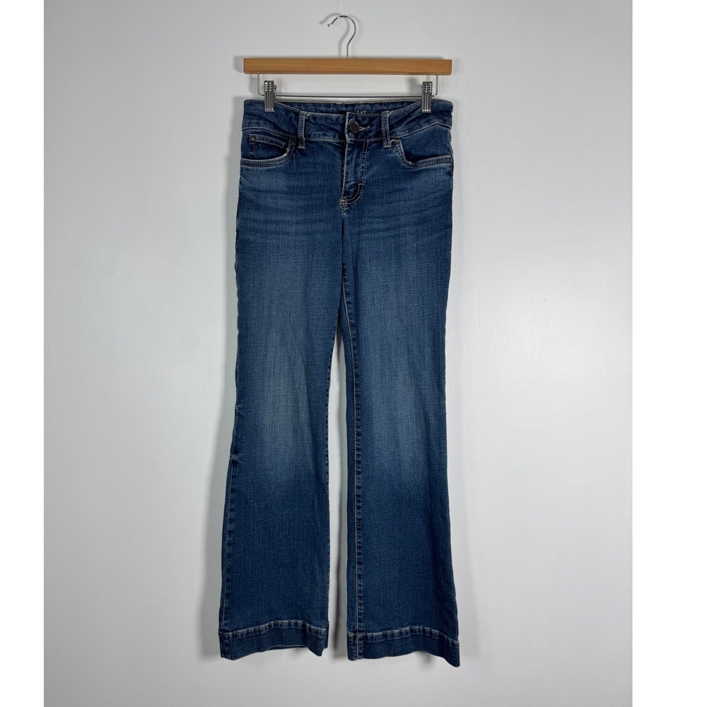 Westerncore Wrangler Womens 3x34 Bootcut Jeans Blue Medium Wash W-Stitch